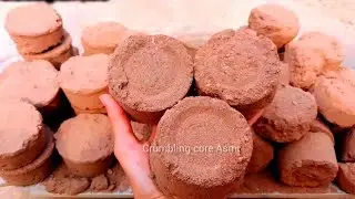 ASMR: Gritty Red Dirt Full Dry Floor Crumbling 🔥|| Satisfying Video🤤 || Full Dust-play 💨