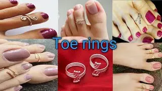 Beautiful gold and silver toe ring designs/mettelu design ideas