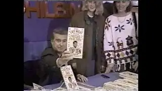 Regis Philbin Signs Books on Letterman, November 7, 1990