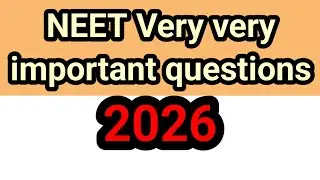 Neet question 2026#jee #jeebatch #jeemains #neetaspirents #neet #chemistry 