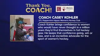Thank you, Coach Casey Kohler