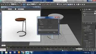 Tutorial on Modeling a furniture in 3dsmax.