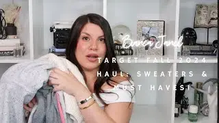 Target Fall 2024 Haul | Must Have Cozy Sweaters | Bianca Janel