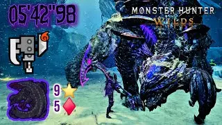 [MH WILDS] 9⭐5🔶 Tempered Gore Magala VS Switch Axe Fire | 05'42