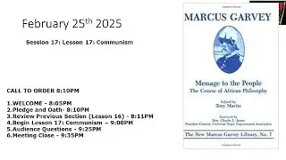 Message to the People: The Course of African Philosophy (Lessons 16: Propaganda) 2024
