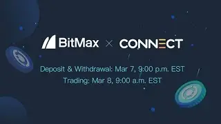 Connect Financial to List CNFI Tokens with BitMax