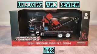1984 Freightliner from Terminator 2 by Greenlight. Unboxing and Review #diecast #truck #terminator