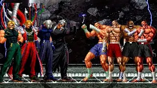 [KOF Mugen] Rugal Bernstein Team vs Sagat Team