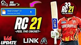 Real Cricket 21 New Update V4 Released | Download Now| Rc 20 New update
