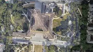 Eiffel Tower. Find out Eiffel tower In google earth.