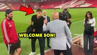 The MOMENT Arne Slot Welcomes New Signing Giovanni Leoni at Anfield Against Bournemouth!