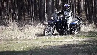 Offroad Practice Drifts with BMW F 650 GS Twin and Fail