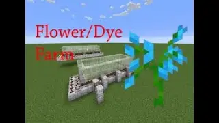 How to Make a Flower/Dye Farm In Minecraft 1.15
