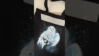 Роспись шопера #custom #росписьодежды #harrypotter