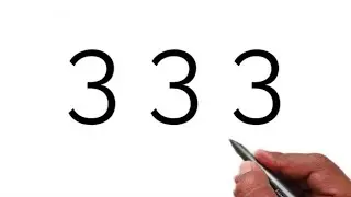 How to draw sparrow  with number 333 | Easy sparrow drawing | Number drawing
