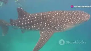 Divers capture whale shark on camera at Charna Island
