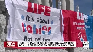 Utahns March for Life at Utah State Capitol
