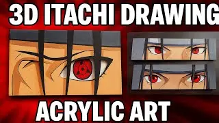 &ldquo;3D Anime Art That Will Trick Your Eyes 🤯 | Itachi Uchiha Drawing&rdquo;