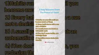Can 5 Habit Rules Explain Why You Do What You Do? #shorts #shortvideo