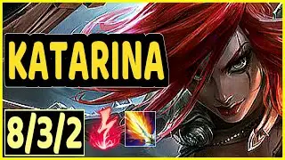 KATARINA VS SYNDRA - 8/3/2 KDA MID GAMEPLAY MASTER I