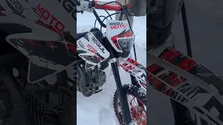 Мопеды зимой 💯 #regulmoto #мотокросс #питбайк #альфа #покатушки #bike #рекомендации