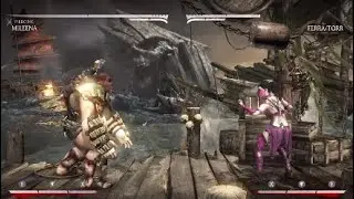Mortal Kombat X|Mileena Piercing 55% Corner Combo