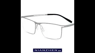 B titanium eyeglasses frame men 2019 square myopia optical frames eye glasses for memory light