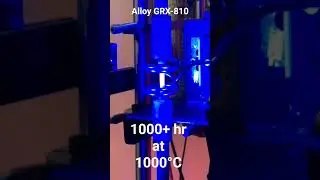 GRX-810 taken to 1000&deg;C for 1000 hours #research #asmr #science