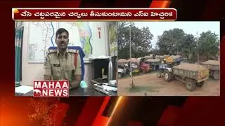 Police Arrested Sand Mafia Gang In Khammam District | Mahaa news