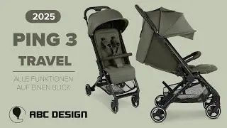 PING 3 TRAVEL - Reisebuggy mit kompaktem Faltma&szlig; (Modell 2025) | ABC Design