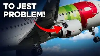 Co się dzieje z tym silnikiem? | Lot TAP Air Portugal 754
