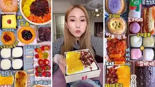ASMR MUKBANG 🧁🍰#mukbang chooclate #美女吃播#cake #asmr#matcha eating#🍫🍪🥯