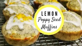 Vegan Lemon Poppy Seed Muffins | Sugar Spice
