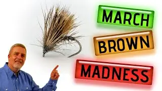 Tie an essential March Brown Dry Fly #Flytying #MarchBrown #BrownTrout