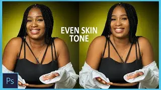 HOW TO GET EVEN SKIN TONE IN PHOTOSHOP USING GRADIENT MAP