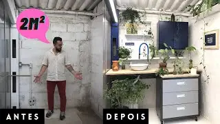 ANTES & DEPOIS | CANTINHO MIN&Uacute;SCULO TIPO QUARTO DA BAGUN&Ccedil;A