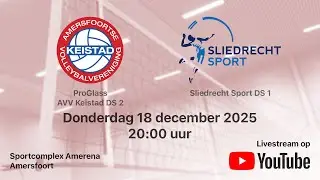 AVV Keistad DS 2 - Sliedrecht Sport DS 1, Volleybal Nationale Beker Dames 1/8 finale