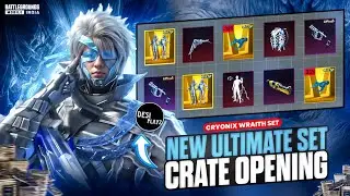 New Ultimate Cryonix wraith set Crate Opening 💀🔥 || Ft. Admino Set || #BGMi