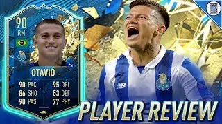 90 TEAM OF THE SEASON SO FAR OTAVIO PLAYER REVIEW! TOTSSF OTAVIO - FIFA 20 ULTIMATE TEAM