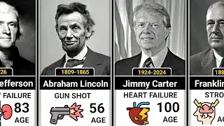 How All Us President's Passed Away Case Of Death And Ages.