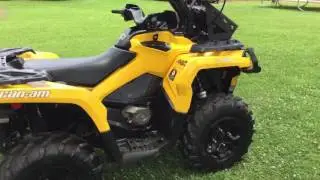 2013 Can Am Outlander 1000 Review and Wetsounds Soundbar review