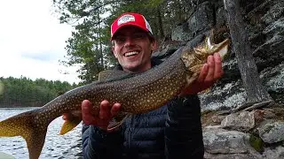 3 Day Ice Out Canoe Trip in Kawartha Highlands | First Lake Trout (FULL DOCUMENTARY)