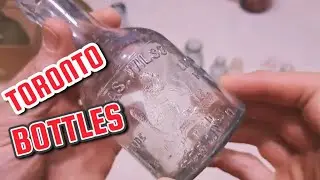 2023 Toronto Ontario Antique Bottles ~ Bottle Digging Dump Digging, Chas. Wilson Squirrel Bottle