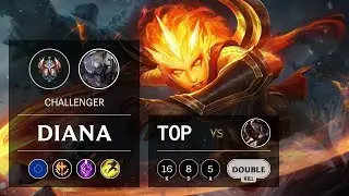 Diana Top vs Darius - EUNE Challenger Patch 10.2