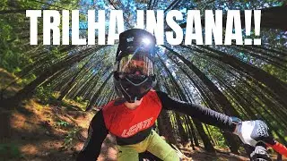 TRILHA de Enduro ESCONDIDA no parque Anibal Khury! INSAAANA!