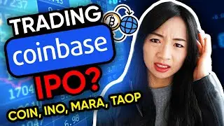 Trading Coinbase IPO? $INO $MARA $TAOP $COIN stock trading recap