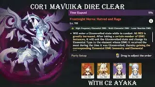 【C0R1】Mavuika Stygian Onslaught: Dire Herra Clear [ft. C2 Ayaka sac build] || Ver. Luna Ⅱ