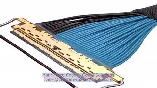 micro coaxial cable supplier traceable lots I-PEX 20373-R32T-00 Micro Coax Twinax Wiring Harness wit