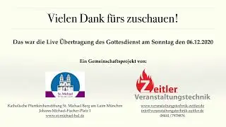 Livestream-Gottesdienst in St. Michael Berg am Laim