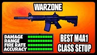NEW OVERPOWERED M4A1 CLASS SETUP IN WARZONE! BEST M4A1 CLASS SETUP!